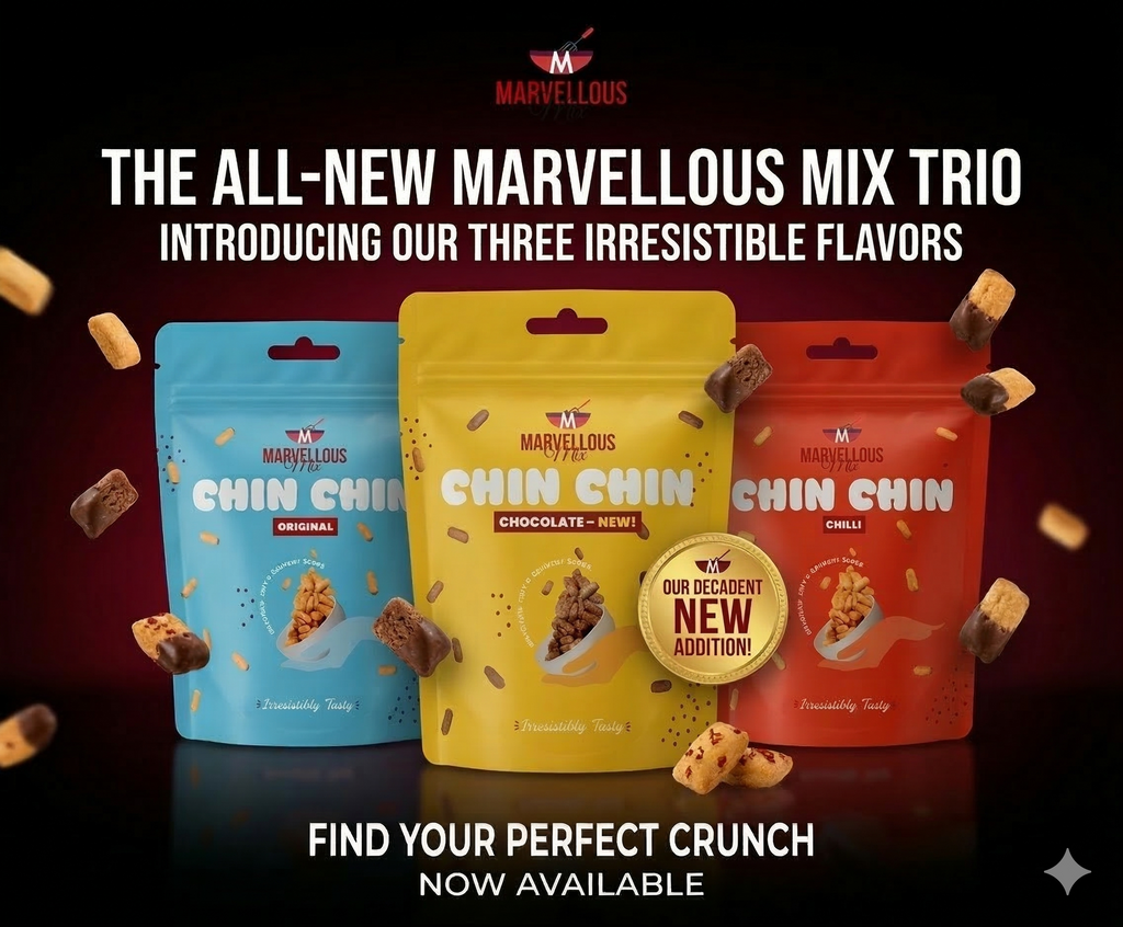 Chin Chin Snacks - 60g packs of 24