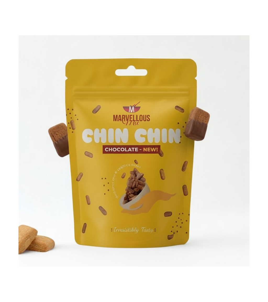 Chin Chin Snacks - Delicious, Soft & Crunchy 60g packs of 12